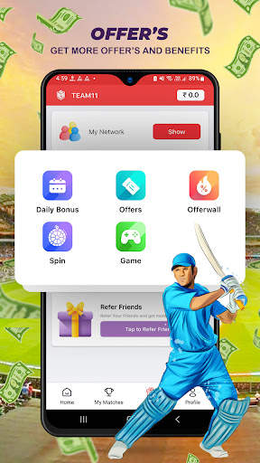 Team11 : Fantasy Cricket App screenshot 6