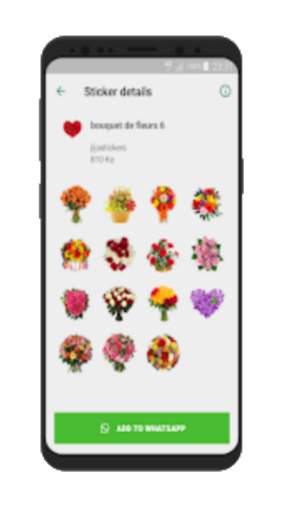 Flowers stickers 2020 🌹 WAStickerApps flowers screenshot 3