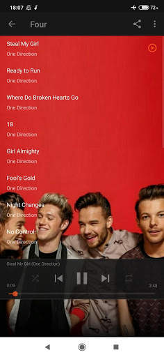 one direction all songs screenshot 1