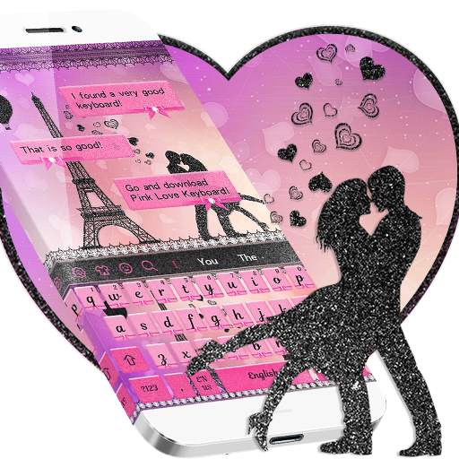Pink Lover Keyboard Theme 10001006