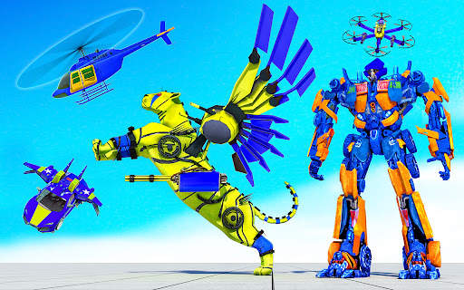 Panther Robot Transform Car screenshot 1