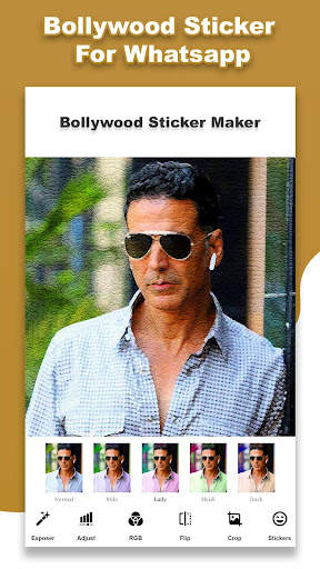 Bollywood Stickers for WhatsApp (WA-Sticker) screenshot 5