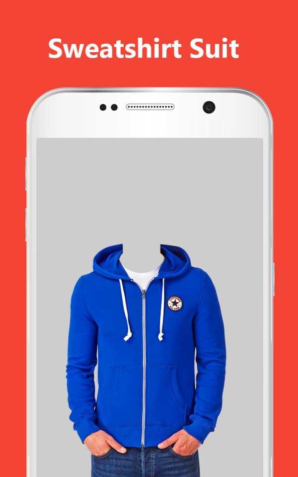 Men Sweatshirt Photo Montage screenshot 1