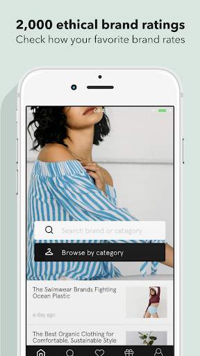 Good On You – Ethical Fashion App screenshot 1