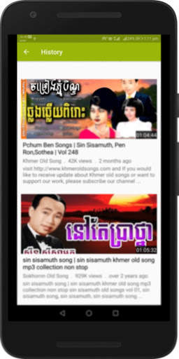 Khmer Songs & Music : Old Sinn Sisamouth, Ros Hits screenshot 7