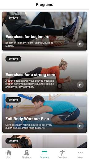 Foam Roller Exercises screenshot 2