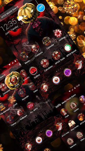 Red Scary Pumpkin Halloween theme🎃 screenshot 2