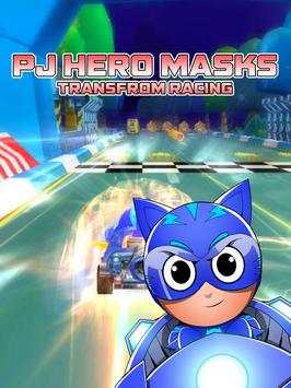 PJ Super Hero Car Racing screenshot 1