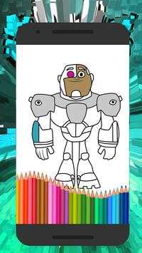 Teen Coloring Titans Go screenshot 4