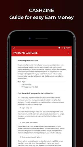Cashzine Earn Money Guide 2021 स्क्रीनशॉट 4
