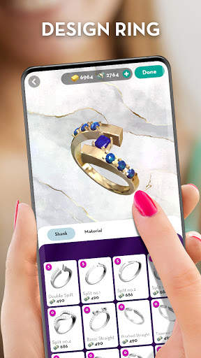 Jewelry Craft - Ring and jewelry design game! screenshot 1