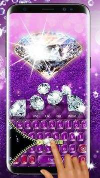 Diamond Zip Lock Keyboard Theme screenshot 1