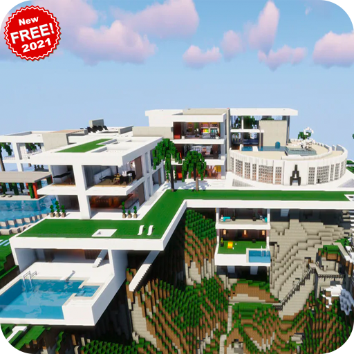 Modern Mansions Map For Minecraft  - Best Mansion icon