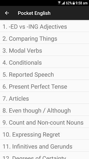Pocket English screenshot 7