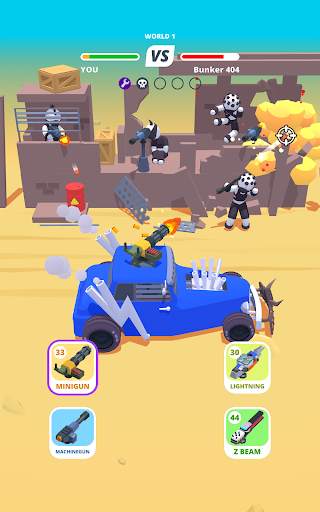 Desert Riders: Car Battle Game screenshot 8
