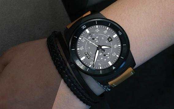 Gray Space Watch Face screenshot 3