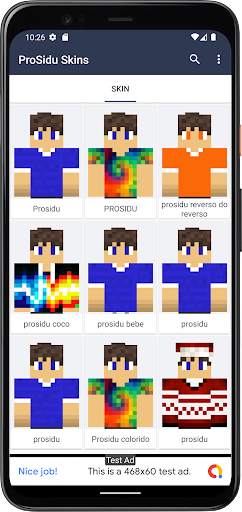 Skin de ProSidu para Minecraft screenshot 1