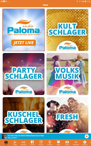 Schlager Radio Paloma - 100% Deutscher Schlager 6 تصوير الشاشة