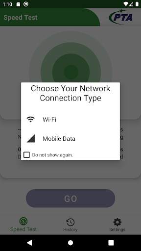 PTA Speed Test screenshot 2