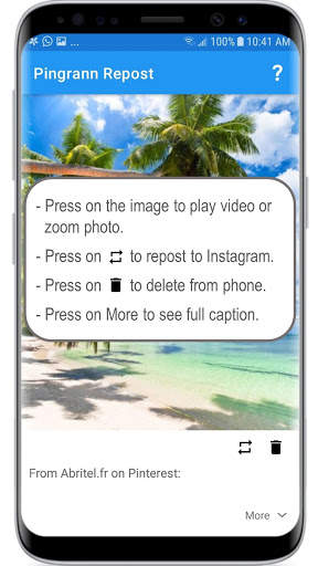 Pingrann - Downloader & Repost for Pinterest screenshot 8
