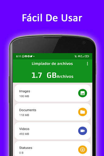 Limpiador de Whatsapp en Español screenshot 1