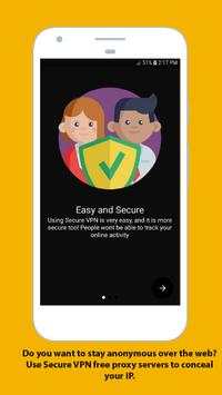 Secure VPN 1 تصوير الشاشة