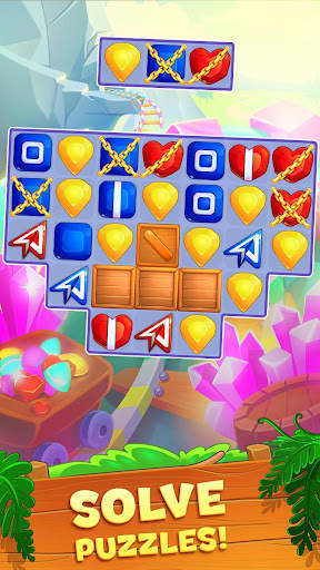 Crystal Crunch: New Match 3 Puzzle | Swap Gems screenshot 5