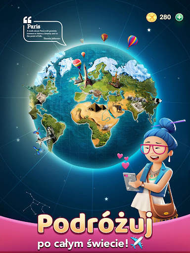Travel Crush: gra podróżnicza dopasuj 3 screenshot 6