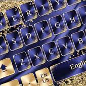 Blue Gold Luxury Keyboard 10001004