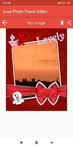 Love Photo Frame Editor 5 تصوير الشاشة