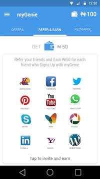 Free Airtime - myGenie screenshot 2