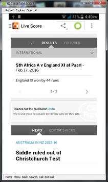 Live Cric Info (Cricket Live TV, Fixture & Info) screenshot 5