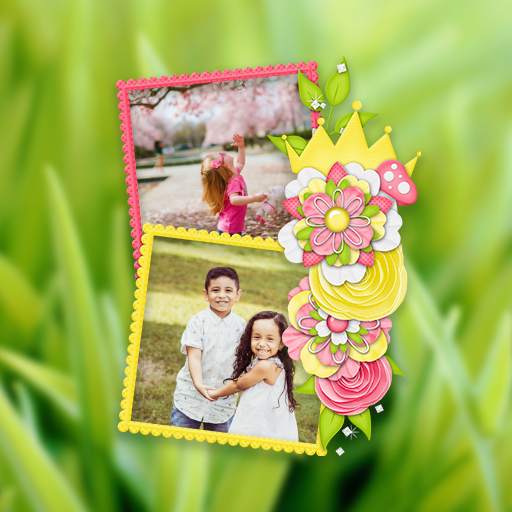 Awesome Double Photo Frame Garden Wale Application 0.0.2