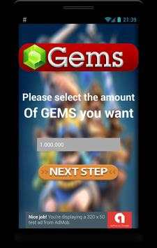 Gems Clash Royale 2 Prank screenshot 2