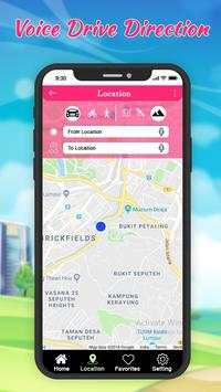 Voice Driving Direction : GPS Navigation & Maps screenshot 3