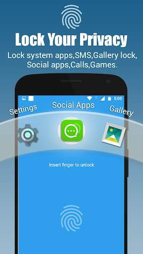 App lock - Real Fingerprint, Pattern & Password screenshot 1