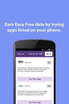 Free data recharge screenshot 1