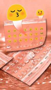 Rose Gold Apple Keyboard Theme screenshot 2