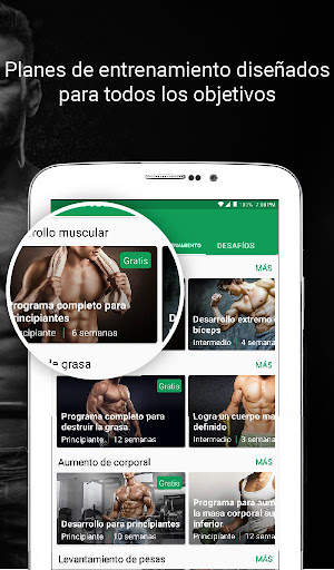Fitvate - Entrenamiento en Gym screenshot 10