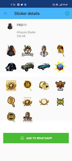 WAStickerApps - PBG Stickers for WhatsApp 2020 screenshot 2