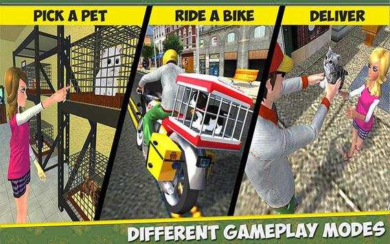 City Bike Rider: Pet Animal Transport Game screenshot 13