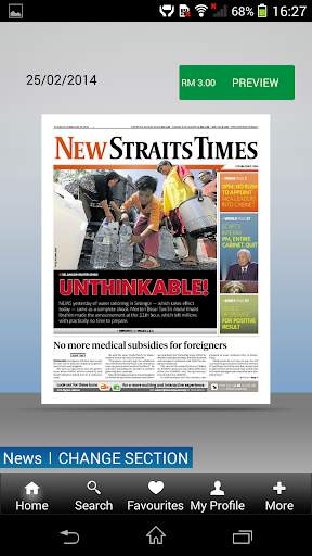 New Straits Times ePaper screenshot 1