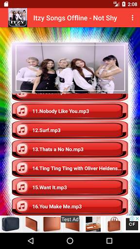 Itzy Songs Offline - Not Shy screenshot 3