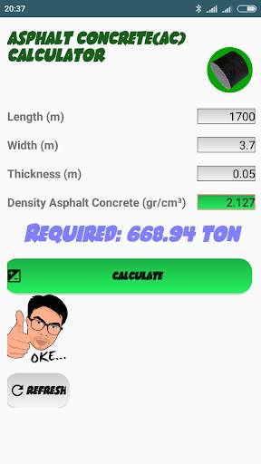 Density Asphalt Concrete 5 تصوير الشاشة