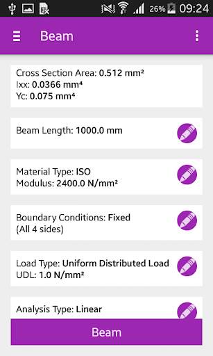 Beam Calculator Lite screenshot 9
