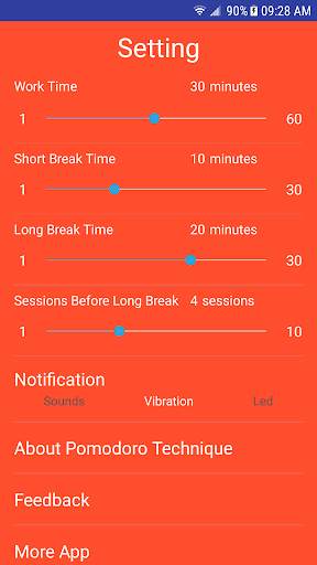 Pomodoro Timer - Work Focus 3 تصوير الشاشة
