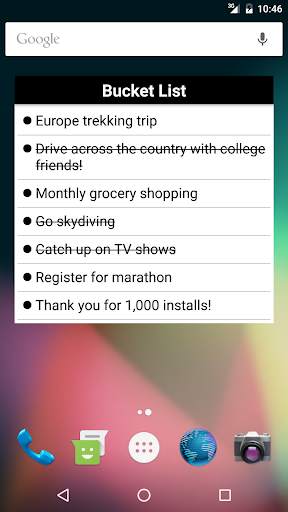 Simple Bucket List скриншот 5