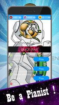 Piano Tiles Ben10 2018 screenshot 1