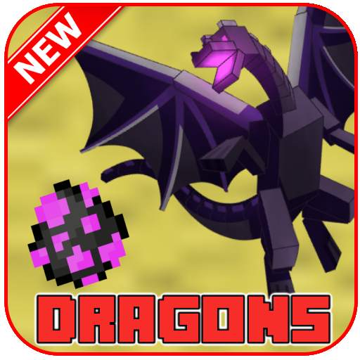 New Dragons Mod for MCPE: Expansive Fantasy Maps 9.0