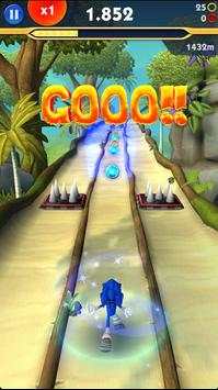 Super Sonic Dash Runners Adventure 3D screenshot 1